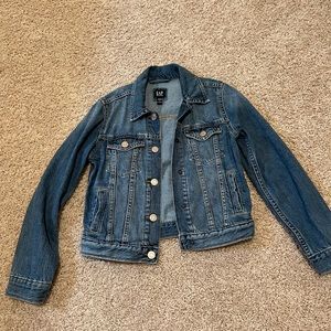 Gap kids jeans jacket, size M (8-9 years), blue
